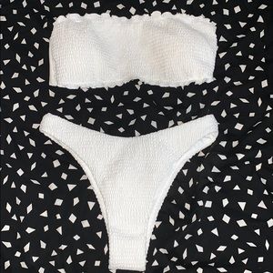 White hollister bikini